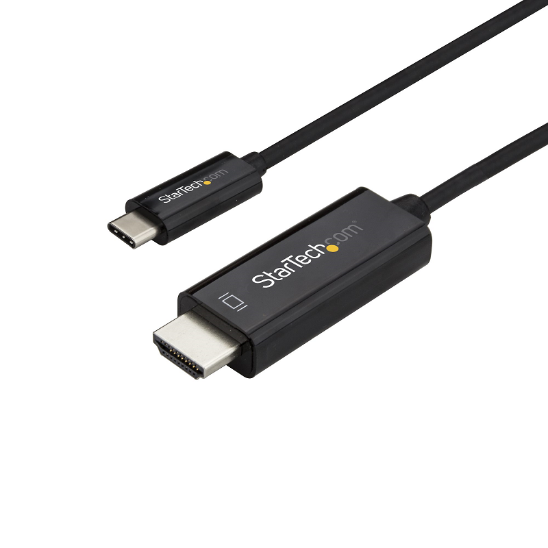 You Recently Viewed StarTech CDP2HD2MBNL 6ft (2m) USB C to HDMI Cable - 4K 60Hz - Black Image
